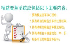 如何建立精益變革系統